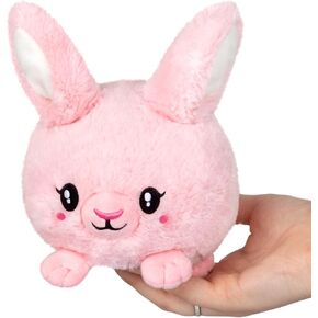 Squishable / Snugglemi Snackers Fluffy Bunny - Pink 5" Plush