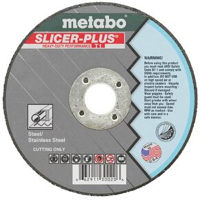 Metabo 655998000 6 x .045 x 7/8 A 60 TX, For Steel /Stainless Steel, Qty: 50 in package