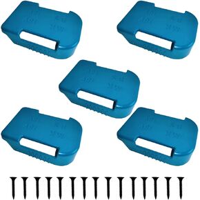 5 Packs Battery Holder for Makita 18V Bosch 18V Battery Belt Clip Compatible with BL1830 BL1840 BAT609