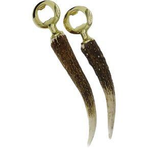 Handcrafted Deer Antler Bottle Opener - Unique & Rustic Bar Accessory for Beer Enthusiasts and Nature Lovers