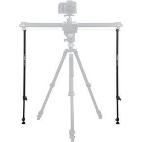 YC Onion Camera Slider Support Arm (2 Pack) with C Clamps and Ballhead in Aluminium Alloy (Black Pro)