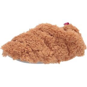 Dearfoams Women's Kenna Fluffy Teddy Closed Back Slipper
