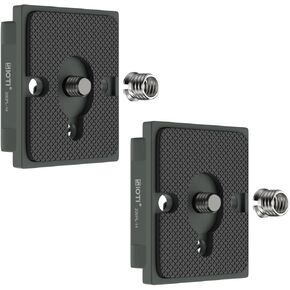 SIOTI 200PL-14 Quick Release Plate to RC/RC2/XPRO, 200PL-14 QR, Compatible for Manfr0tt0 Tripods Head with RC/RC2/XPRO Rapid Connect System (Gray)