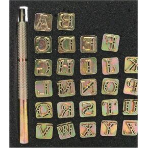 Tandy Leather Fancy Alphabet Set