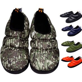 KingCamp Unisex-Adult Mens & Womens Warm Camping Portable Soft Winter Slippers for Indoor Outdoor KA2104