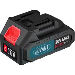 20V 4.0Ah Battery, 4.0A Lithium Battery for Power Tools, Rechargeable Li-ion Battery Compatible Chainsaw & Nail Gun (1Pack) (Charger Not Included)