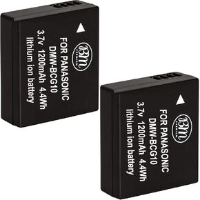 BM 2-Pack of DMW-BCG10, BCG10PP Batteries for Panasonic Lumix DMC-3D1, DMC-SZ8 TZ6 TZ7 TZ8 TZ10 TZ18 TZ19 TZ20 TZ25 TZ30 TZ35 ZR1 ZR3 ZS1 ZS3 ZS5 ZS6 ZS7 ZS8 ZS9 ZS10 ZS15 ZS19 ZS20 ZS25 ZX1 ZX3