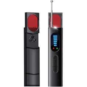 Hidden Camera Detectors, Spy Bug Camera Detector, Spy Infrared Mini Camera Finder GPS Tracker Listening Devices Anti-Spy Detector, 5 Modes & 5 Levels Sensitivity for Hotel Airbnb Office Bathroom