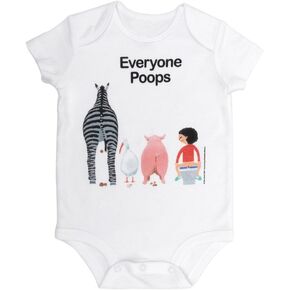 Out of Print Infant Everyone Poops Bodysuit in Kuwait