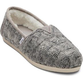 TOMS Women's, Alpargata Faux Fur Lined Slip-On Cement 8 M