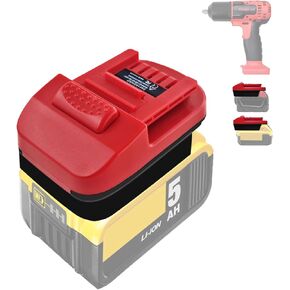 Battery Adapter for Snap on 18V,for Dewalt 20V 60V &for Milwaukee 18V Lithium Battery Convert to for Snap on 18V CTB8185 CTB7185 CTB8187 Battery Converter，Power for Snap on 18V Cordless Tools