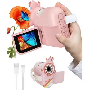 Microscope for Kids OUTACT Mini Microscope Pocket Microscope with 8 LEDs 500x Digital Microscope, Science for Children with 4 Adjustment Levels Mobile Phone Microscope with Photo
