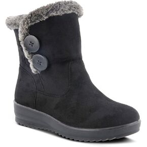 Spring Step Istra Ankle Boots for Women - Fashionable Womens Winter Boots - Womens Ankle Booties with Button Closure