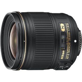 Nikon AF FX NIKKOR 28mm f/1.8G Compact Wide-angle Prime Lens with Auto Focus for Nikon DSLR Cameras (Renewed)