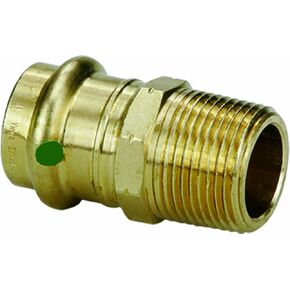 محول Viega 79290 ProPress Bronze Zero Lead 2 بوصة P x Male NPT