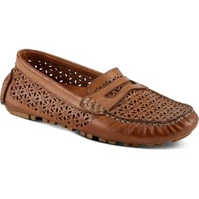 Spring Step Crain Women's Laser-Cut Out Moccasin with Removable Insole