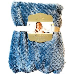 Adirondack Baby 30" x 40" Soft & Shimmery Baby Blanket (Navy)