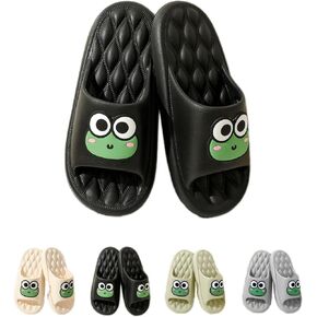 Frog Slippers Frog Bathroom Slippers Men Summer Indoor Home Home Summer Men Cute Cartoon Summer Slippers Women