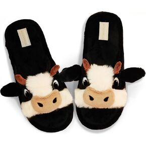 Slippers Fuzzy Slippers for Women Memory Foam Cute Fluffy Gold Chain House Slippers Open Toe Indoor Outdoor Home Slippers Bridesmaid Bride Gifts for Halloween, Christmas, Wedding Day