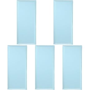 DECHOUS 3D Anti-Collision Wall Padding, 5Pcs Foam Wall Panels for Kids, Peel and Stick Upholstered Wall Panels Headboard Panels for Kids Room Nursery Playroom