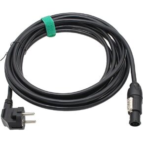 AC Power Cable for Aputure Storm 1200x, LS 1200d 600d 600x 600c Pro, 300x C300d C120d II Controller, Nova P600c P300 Light, Neutrik PowerCON 100-240V Input 4m