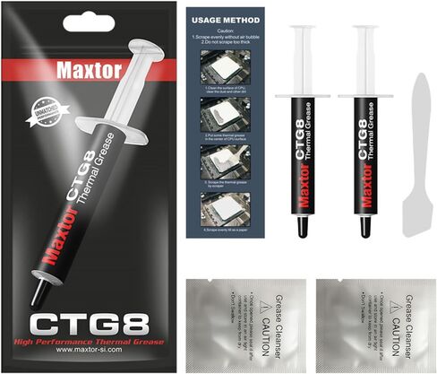 CTG08 Thermal Paste (4g), 12.8W/m.k High-Performance Thermal Compound, Superior Cooling for CPUs, Consoles, Graphics Cards, Laptops, Safe, Long-Lasting in Saudi Arabia