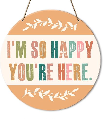 Classroom Inspirational Wall Decor, Back to School decoration, Inspirational Decoration for Bedroom Nursery Playroom Daycare School Decor, I'm So Happy You're Here in Saudi Arabia
