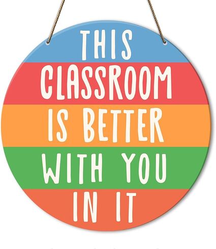 Classroom Inspirational Wall Decor, Back to School decoration, Inspirational Decoration for Bedroom Nursery Playroom Daycare School Decor, I'm So Happy You're Here in Saudi Arabia