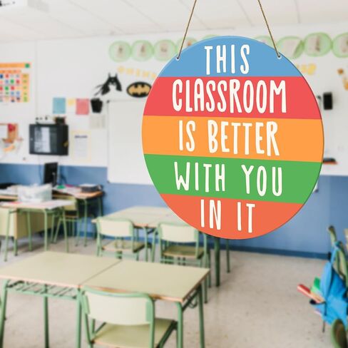 Classroom Inspirational Wall Decor, Back to School decoration, Inspirational Decoration for Bedroom Nursery Playroom Daycare School Decor, I'm So Happy You're Here in Saudi Arabia