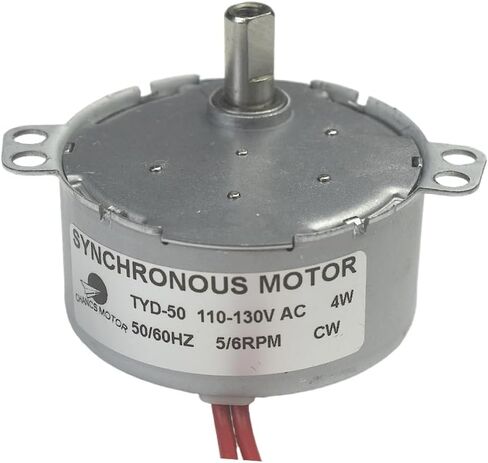 CHANCS TYD-50 Synchronous Motor 110V AC 5-6RPM CW/CCW Flush Shaft 10mm Gear Motor Electric Motor in Kuwait