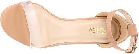 ZriEy Women's Chunky High Heels 4 Inches Block High Heels Open Toe Ankle Strap Sandals Party Wedding Daily Wear Shoes in Saudi Arabia