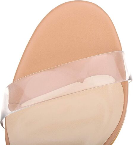 ZriEy Women's Chunky High Heels 4 Inches Block High Heels Open Toe Ankle Strap Sandals Party Wedding Daily Wear Shoes in Saudi Arabia