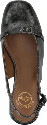 WHITE MOUNTAIN Women's Later Cap Toe Slingback Block Heel in Saudi Arabia