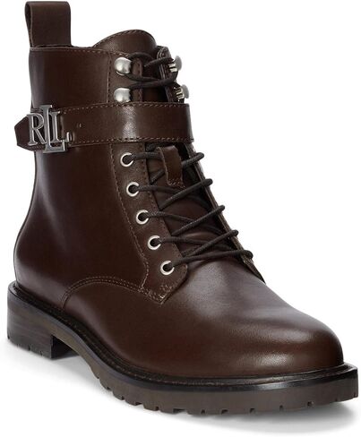 Lauren من Ralph Lauren Lauren Ralph Lauren حذاء نسائي Elridge Lug Sole بني كستنائي 11 B - مقاس متوسط in Saudi Arabia