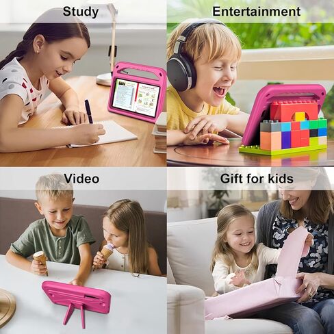 Kids Tablet, Android 14 Tablet for Kids 7 Inch, 8GB RAM 64GB ROM Toddler Tablet, Parental Control, 2.4G/5G WiFi 6, 1.8Ghz Octa-Core, Dual Camera, GMS, Kids IWAWA App Pre-Installed-Blue in Saudi Arabia