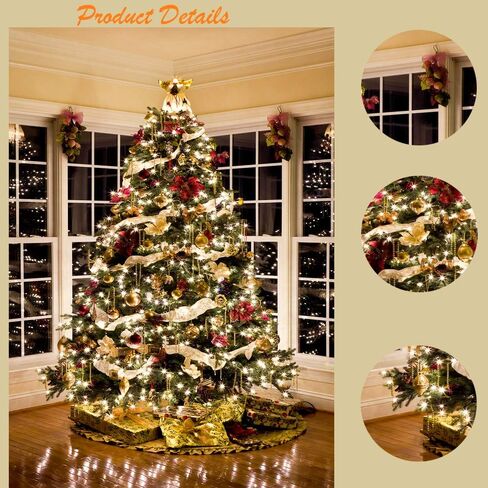 5X7FT Christmas Tree Decorating Vinyl Photography Backdrop Photo Background Studio Prop CEM02 in Saudi Arabia