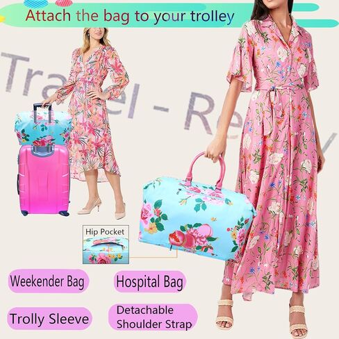 Large Mommy Hospital Bags for Labor and Delivery Diaper Tote Bag Baby Hospital Bag Women Travel Bag in Saudi Arabia