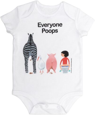 Out of Print Infant Everyone Poops Bodysuit in Saudi Arabia