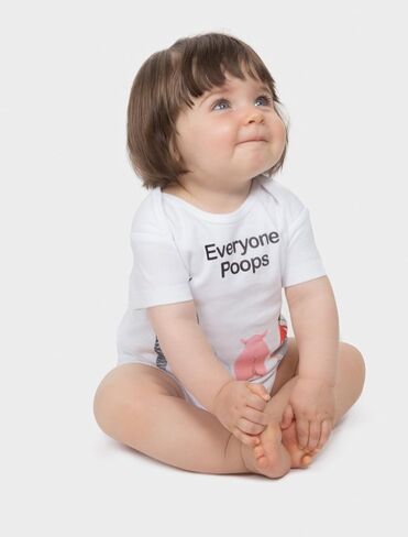 Out of Print Infant Everyone Poops Bodysuit in Saudi Arabia