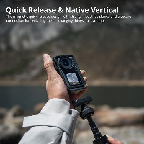 مجموعة مغامرات الكاميرا DJI Osmo Action 4 مع مقبض شحن متعدد الوظائف Osmo Action، وبطاقة ذاكرة SD سعة 128 جيجابايت، وحقيبة حمل، وواقيات شاشة زجاجية، وحزمة حافظة سيليكون واقية (6 عناصر) in Kuwait