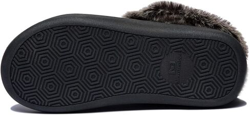 NewDenBer Women's Cozy Memory Foam Slippers Suede Plush Faux Fur Lined Slip on Indoor Outdoor House Shoes in Kuwait