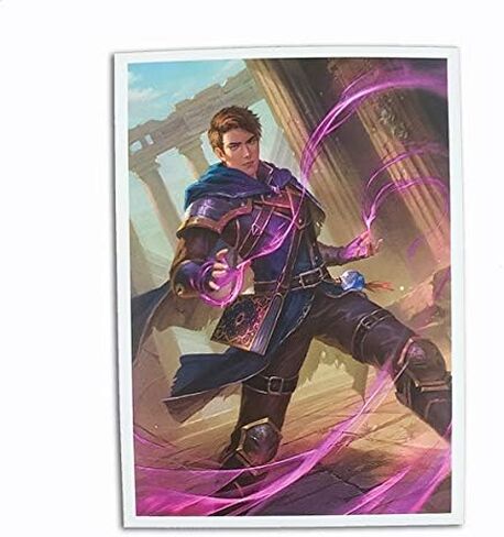 Fantasy North - Acheus - Machina Prophet - 100 Smooth Matte TCG Trading Card Sleeves - Fits Magic MTG Commander Pokemon and Other Card Games - Playing Card Sleeves in Saudi Arabia