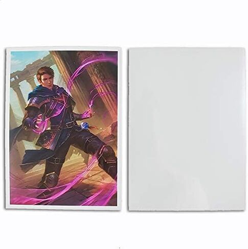 Fantasy North - Acheus - Machina Prophet - 100 Smooth Matte TCG Trading Card Sleeves - Fits Magic MTG Commander Pokemon and Other Card Games - Playing Card Sleeves in Saudi Arabia