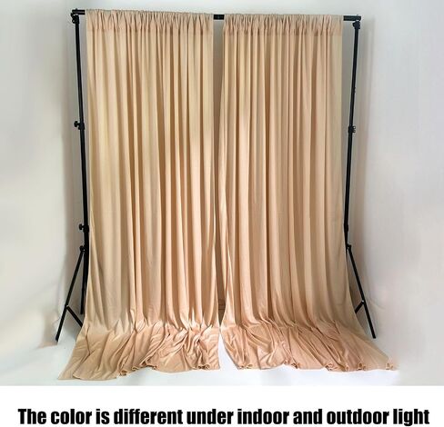 10 x 10 Feet Dark Green Backdrop Curtain for Partie, Background Curtains for Photoshoot, Birthday, Wedding, Halloween, Thanksgiving, Christmas Day, New Year Party Decorations 5Ft x 10Ft, 2 Panels in Kuwait