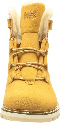 Helly-Hansen Womens Alma Waterproof Suede Winter Boots, 724 New Wheat/Snow, 9F in Saudi Arabia
