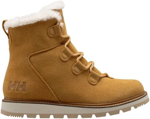 Helly-Hansen Womens Alma Waterproof Suede Winter Boots, 724 New Wheat/Snow, 9F in Saudi Arabia