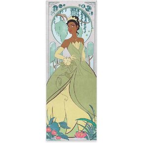 Open Road Brands Disney Princesses Gallery Wrapped Canvas Wall Decor - Soft Pastel Canvas With Ariel, Jasmine, Cinderella and Mulan - Large Princess Wall Art in Kuwait