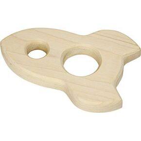 Rocket Shaped Maple Teether - Made in USA