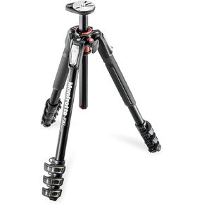 Manfrotto 190 Aluminium 4 Section Tripod with Horizontal Column