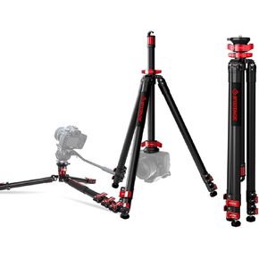 IFOOTAGE Camera Tripod Professional Standard,Heavy Duty,Flexible Stable 360° Ball Head,Centre Column Release for Low Position,Max Payload 6kg,65"/165cm TA6S